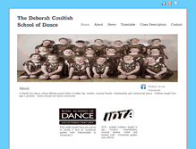 Tablet Screenshot of dcdanceschool.co.uk